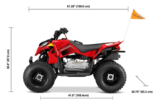 POLARIS OUTLAW 110 1 AN GARANTIE 2026